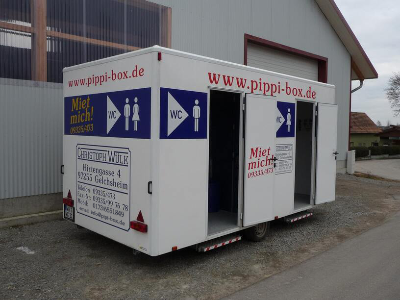 mobiler toilettenwagen